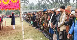 শহিদ মাসুদ রানাকে বিদায় জানাতে মানুষের ঢল, দাফন সম্পন্ন